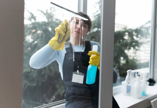 Nettoyage de vitres intérieures et extérieures à Burdignin
